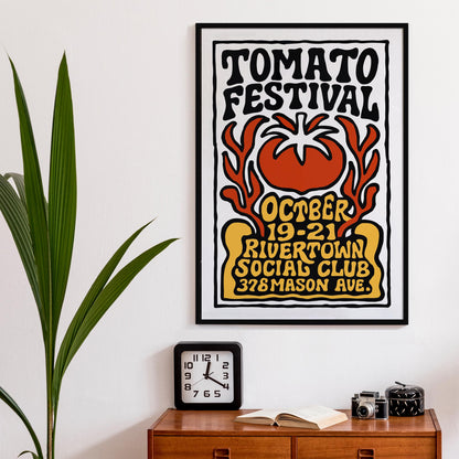 Tomato Festival Poster Print