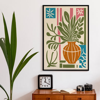 Retro Still Life Botanical Poster