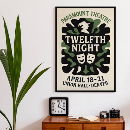 Twelfth Night Theatre Poster