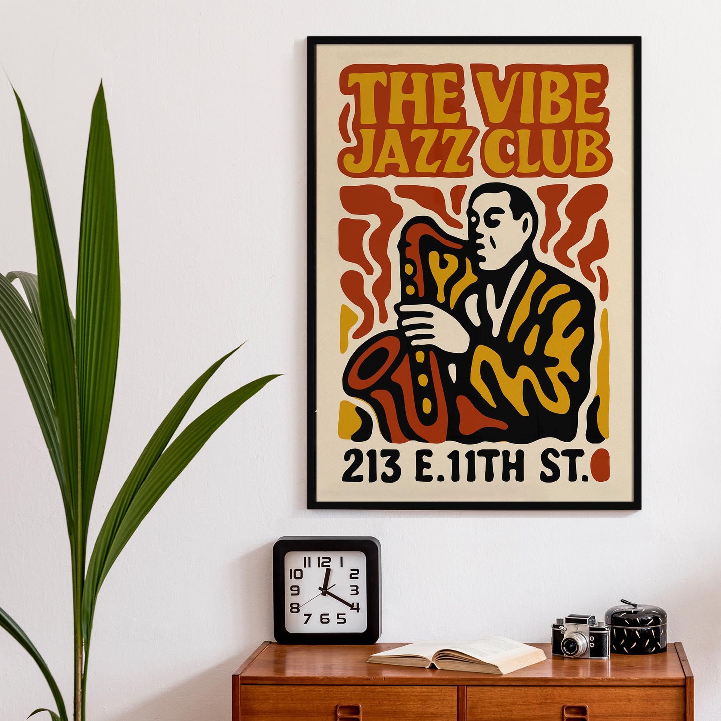Jazz Club Sax Poster