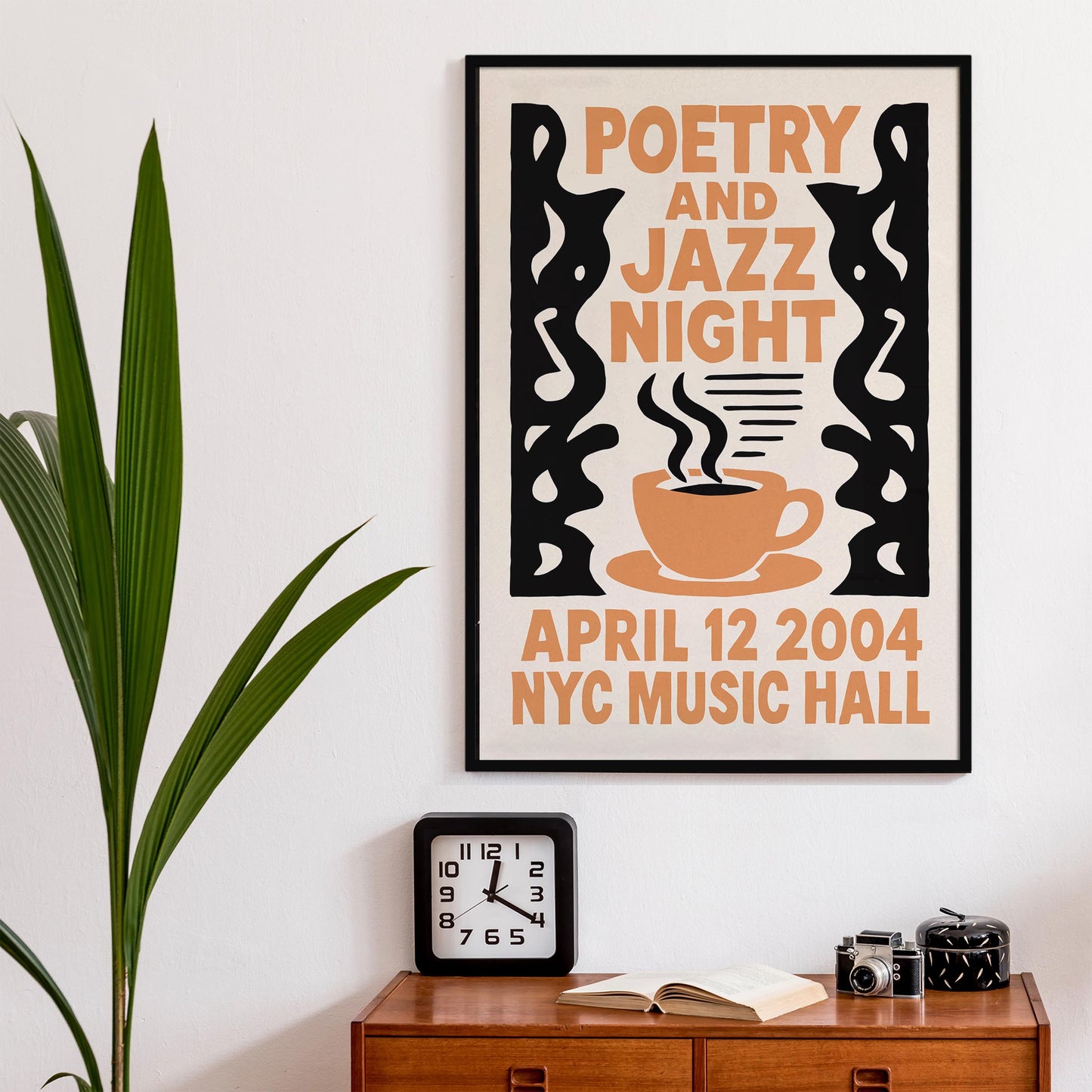 Poetry and Jazz Coffee Poster