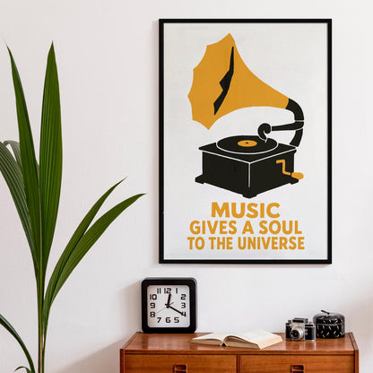 Music Gives Soul Poster
