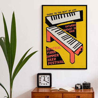 Central Park Summer Jazz Festival Poster