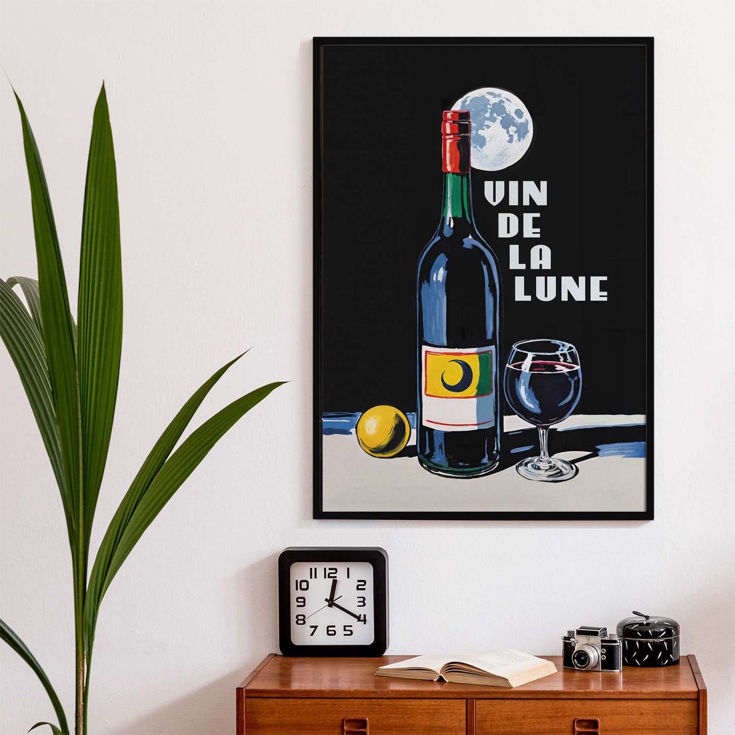 Vin de la Lune Wine Poster Print