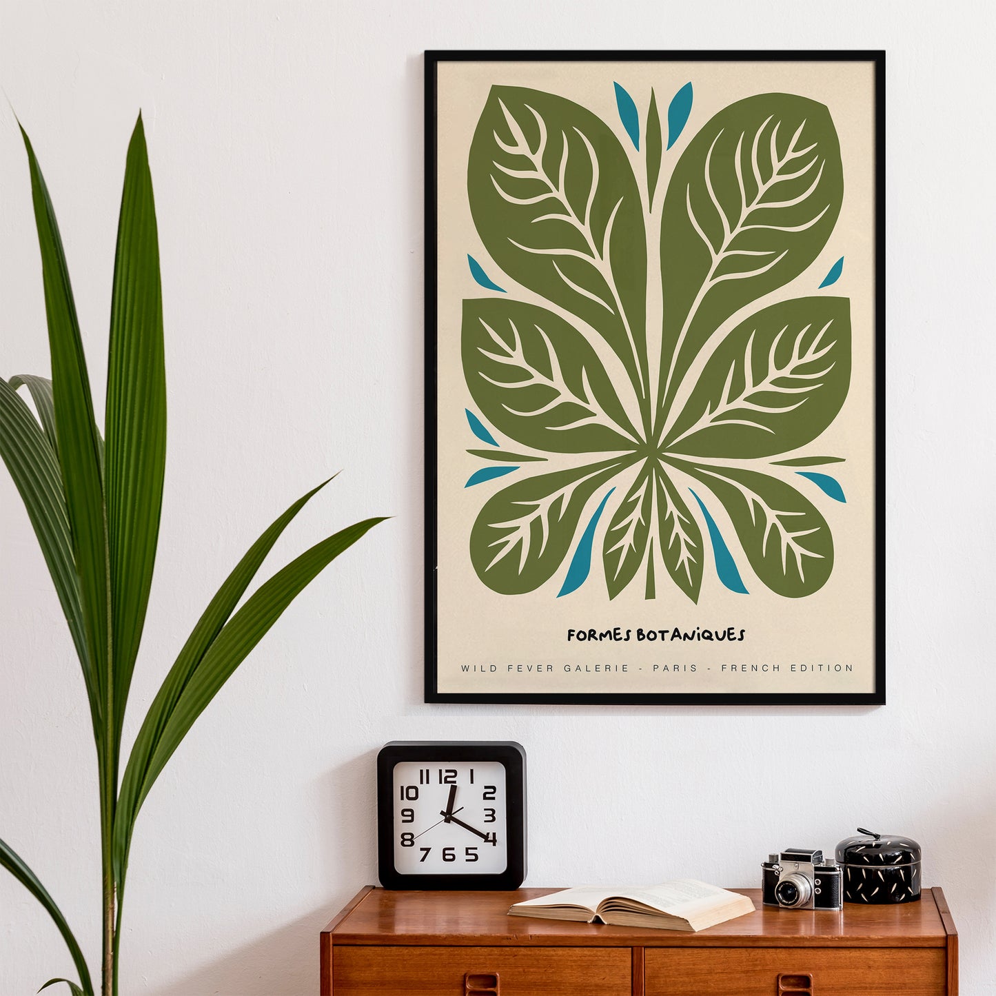 Green Leaf Botanique Art Print