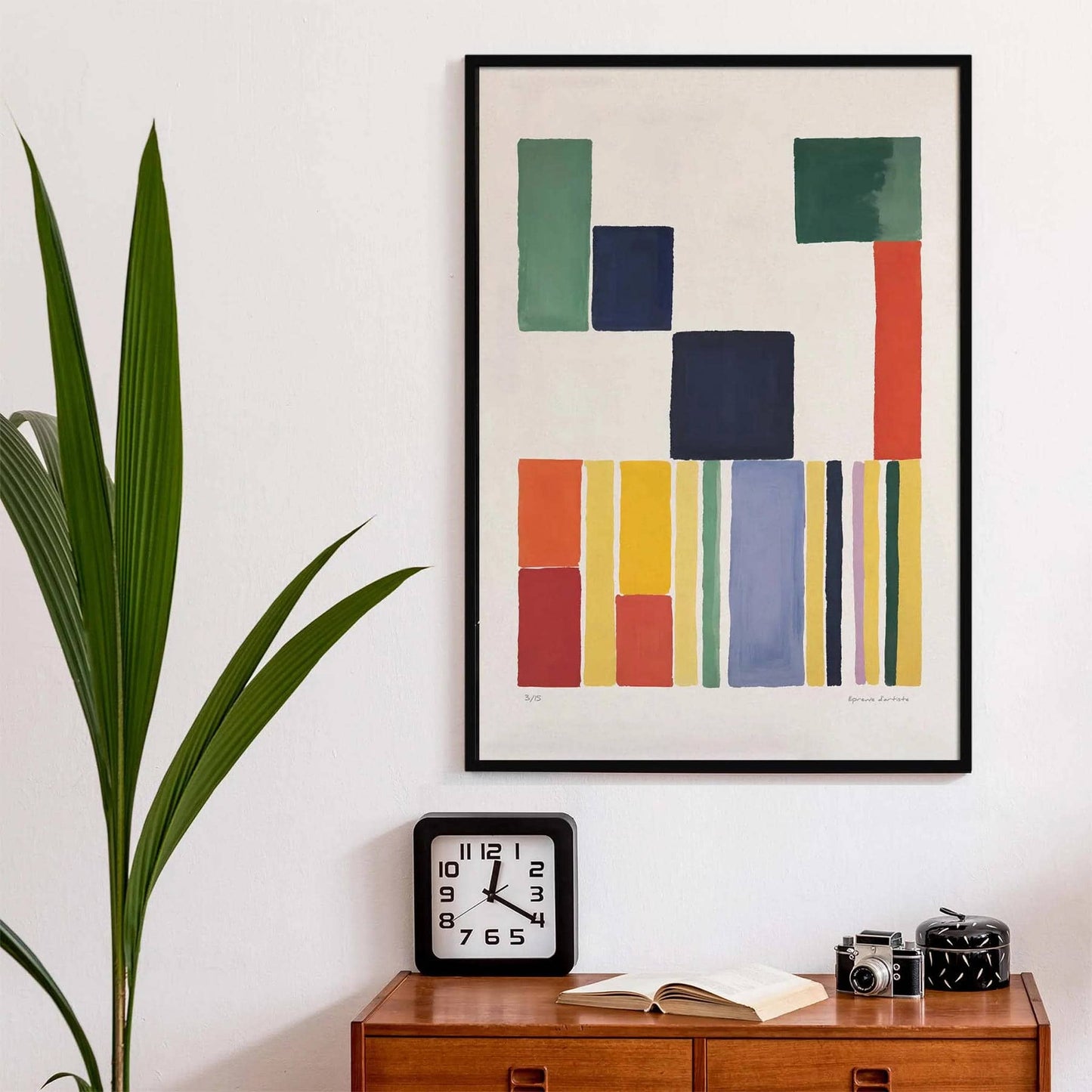 Modern Shapes Art Print