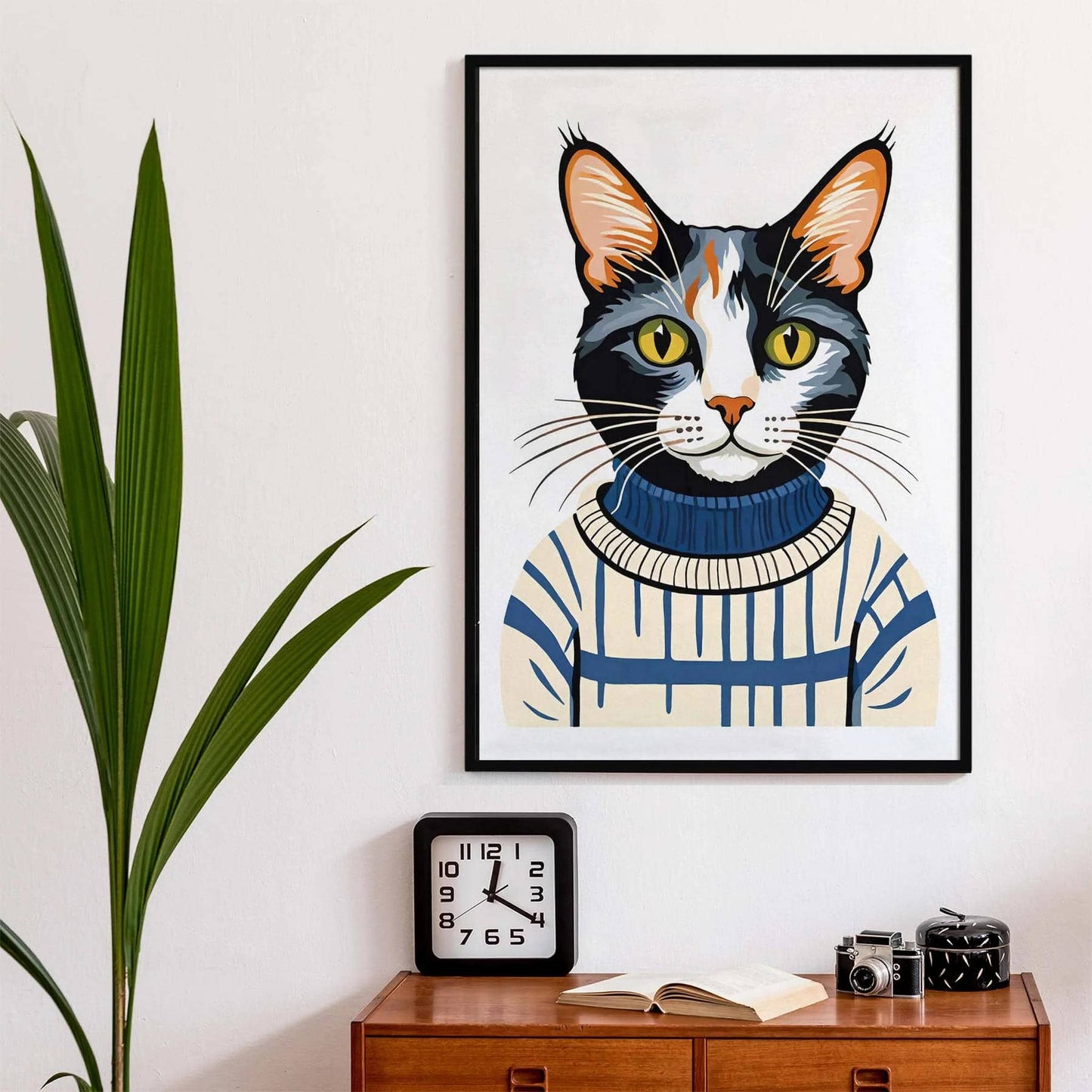 Sweater Weather Cat Poster