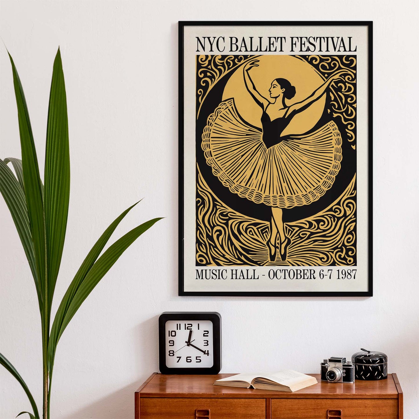NYC Ballet Festival 1987 Poster Print