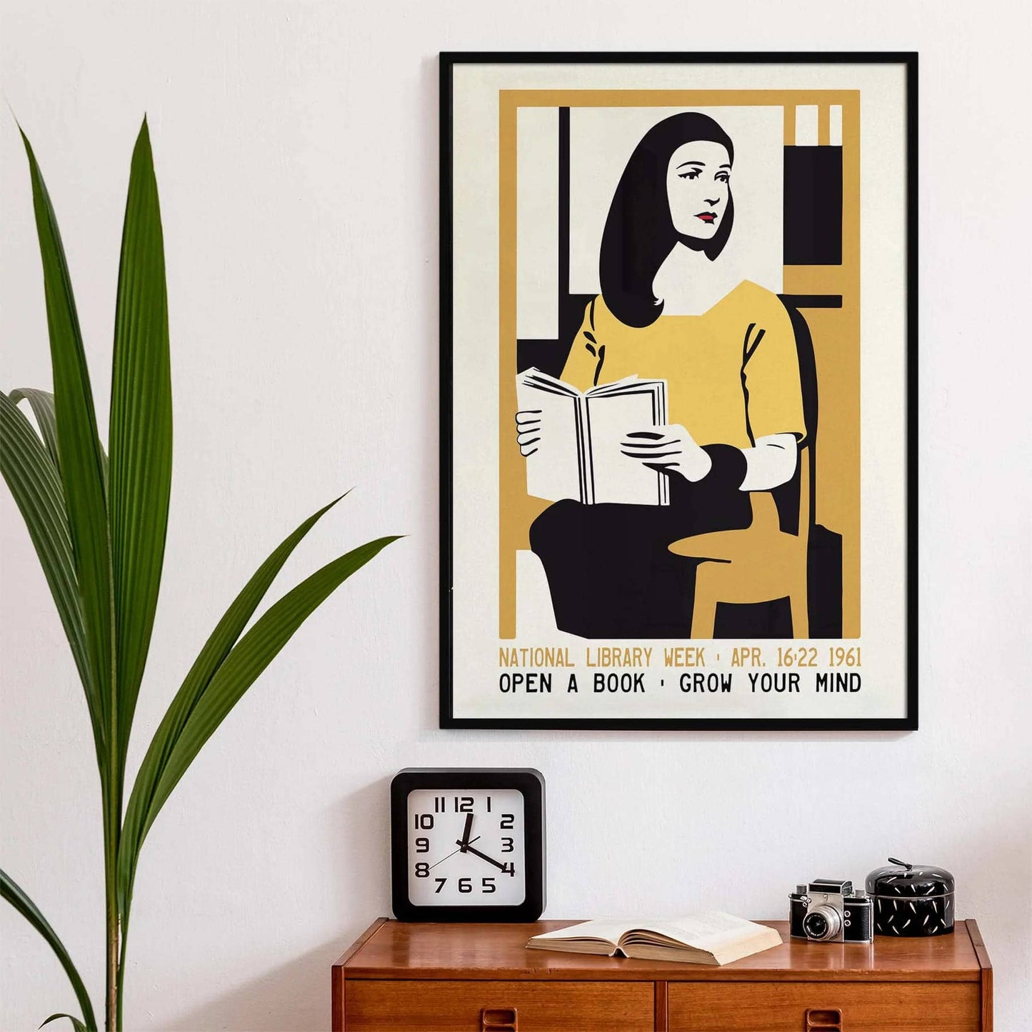 Open a Book Vintage Poster