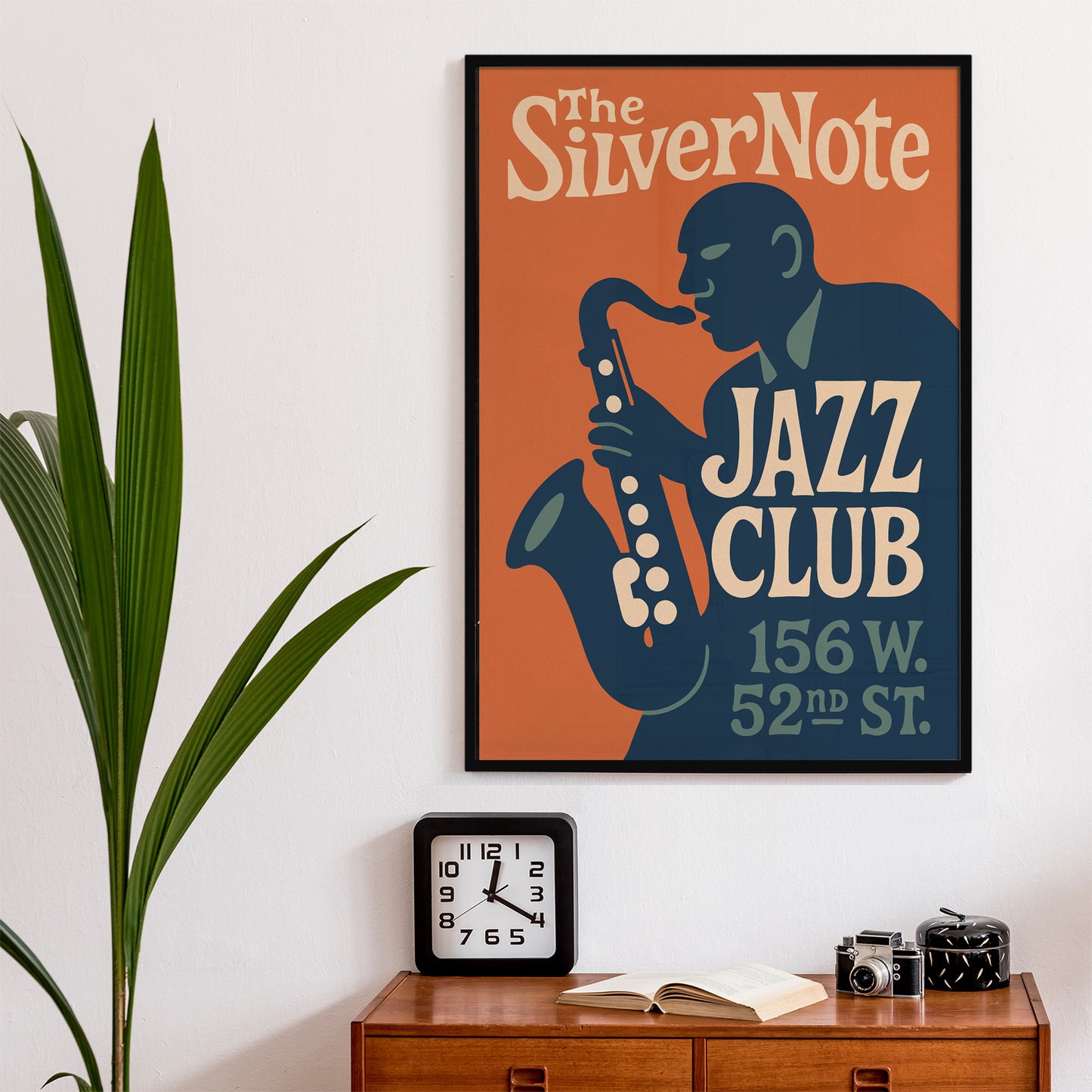 The Silver Note Jazz Club Poster - Retro Music Art