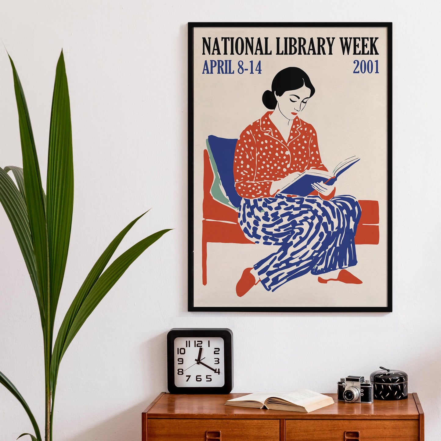 Library Week Reading Poster
