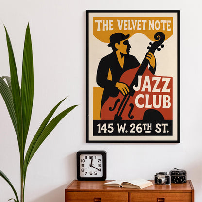 Jazz Bass Poster Print