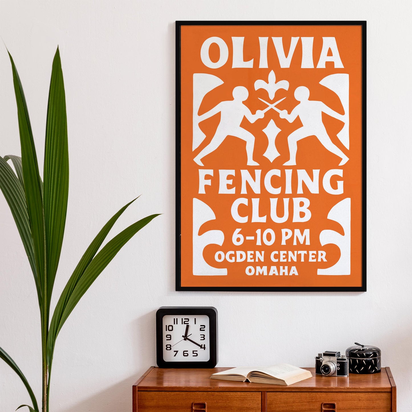 Olivia Fencing Club Poster