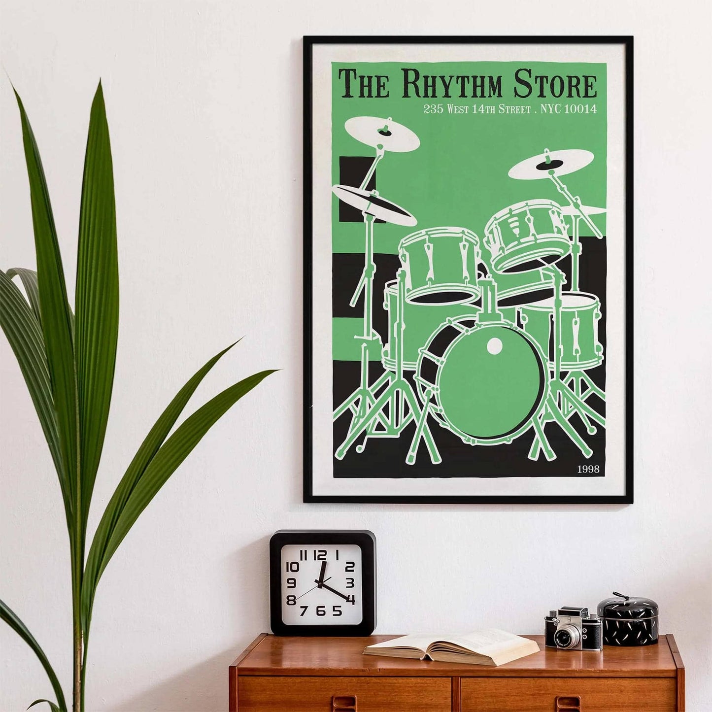 Rhythm Store Drum Poster Print
