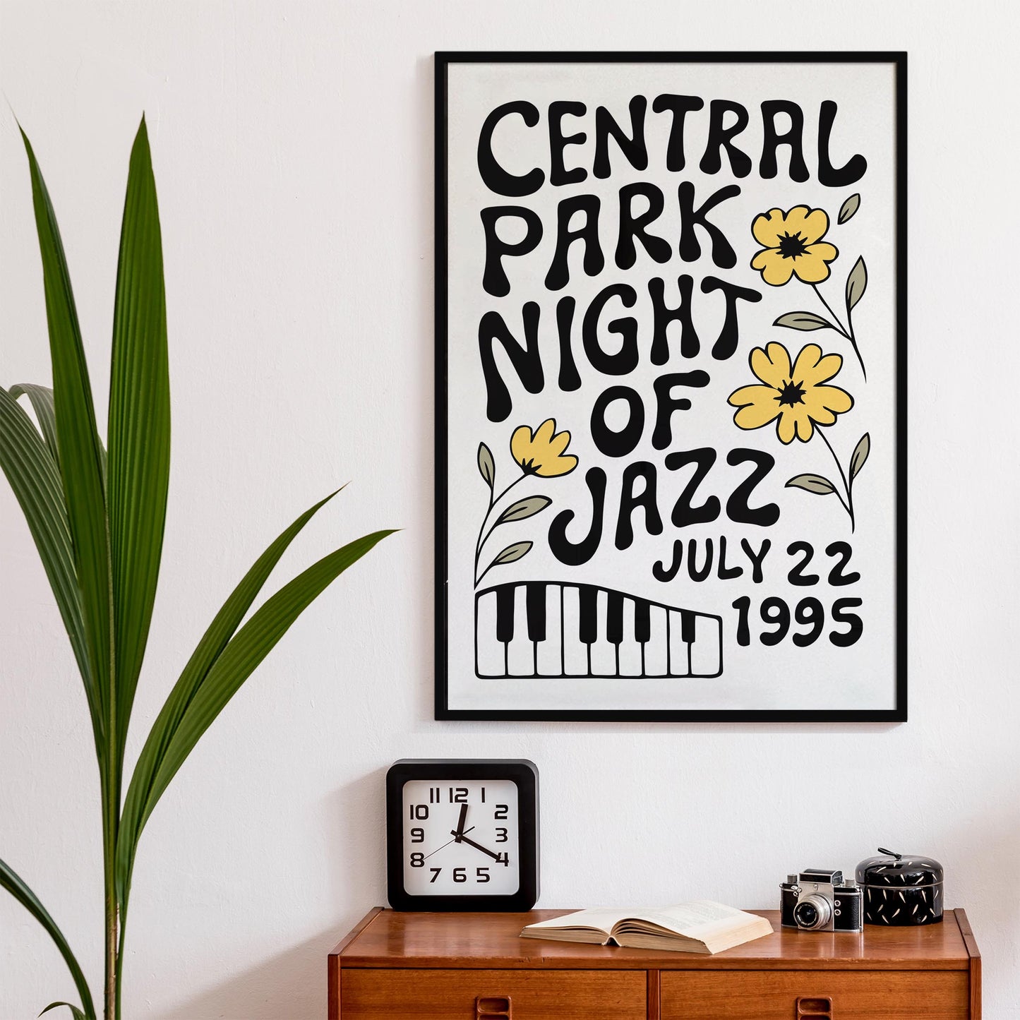 Central Park Jazz Poster