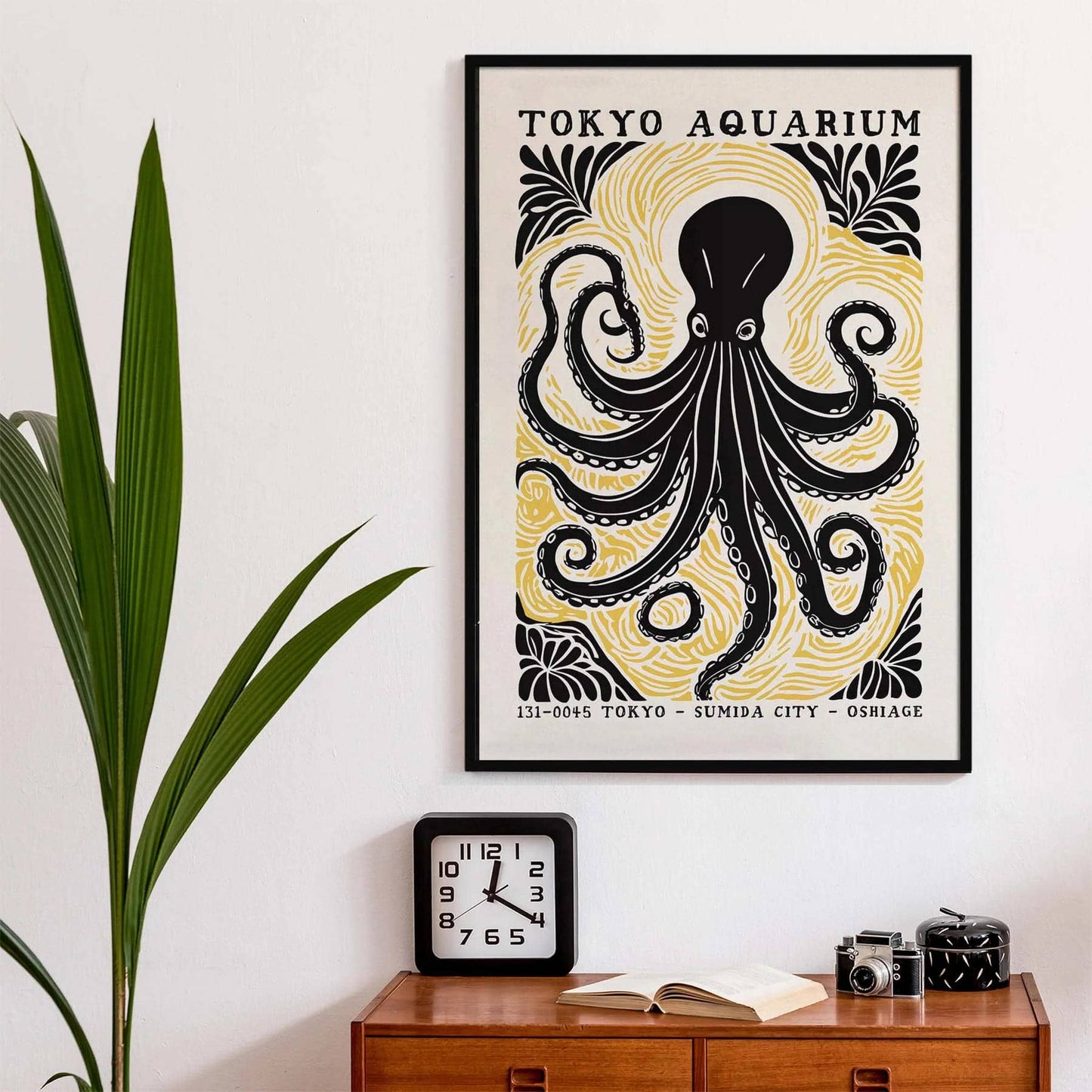Tokyo Octopus Poster Print