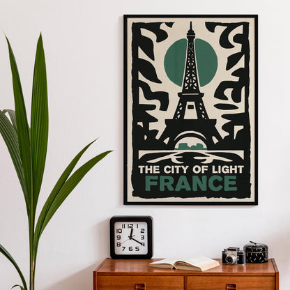 France Eiffel Tower Poster Print