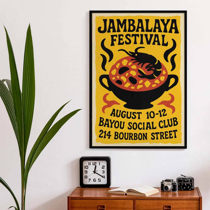 Jambalaya Festival Poster Print