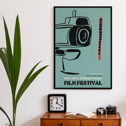 Tampa International Film Festival Vintage Poster