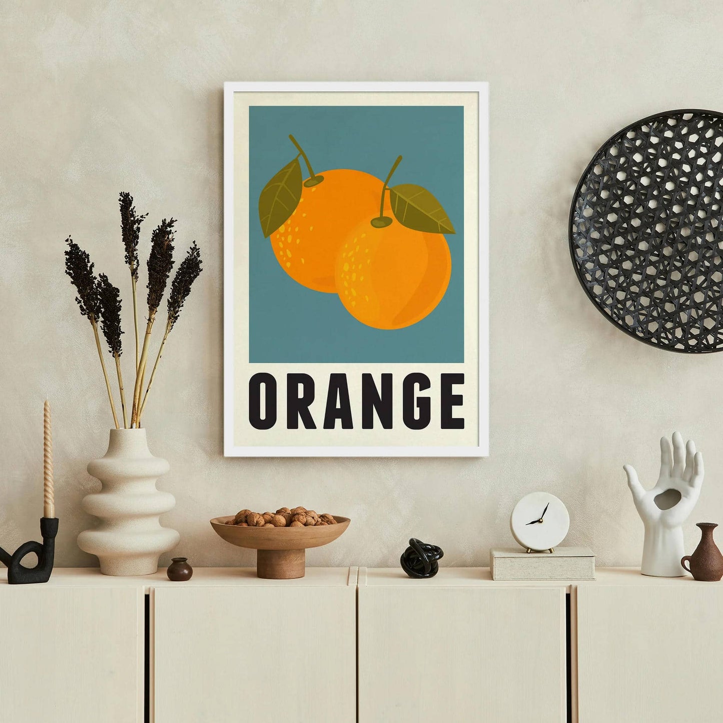 Minimalist Orange Poster