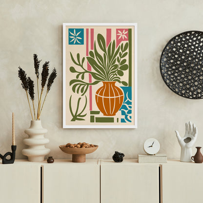 Retro Still Life Botanical Poster