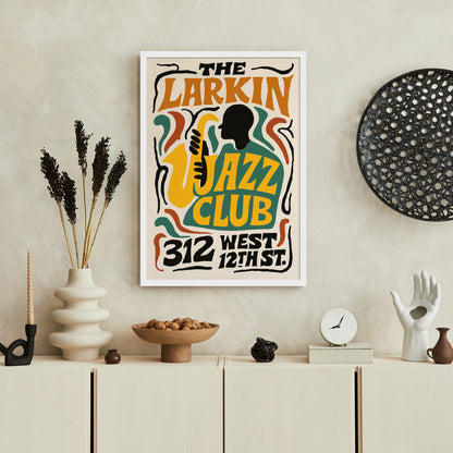 The Larkin Jazz Club Poster