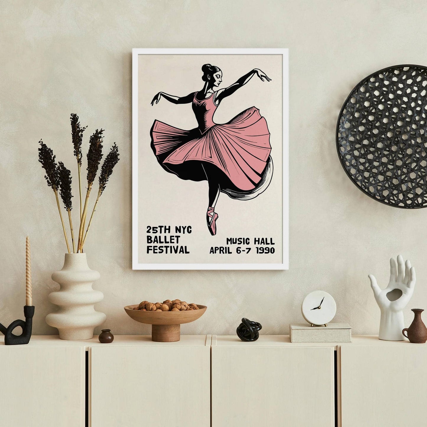 NYC Ballet Festival 1990 Poster Print