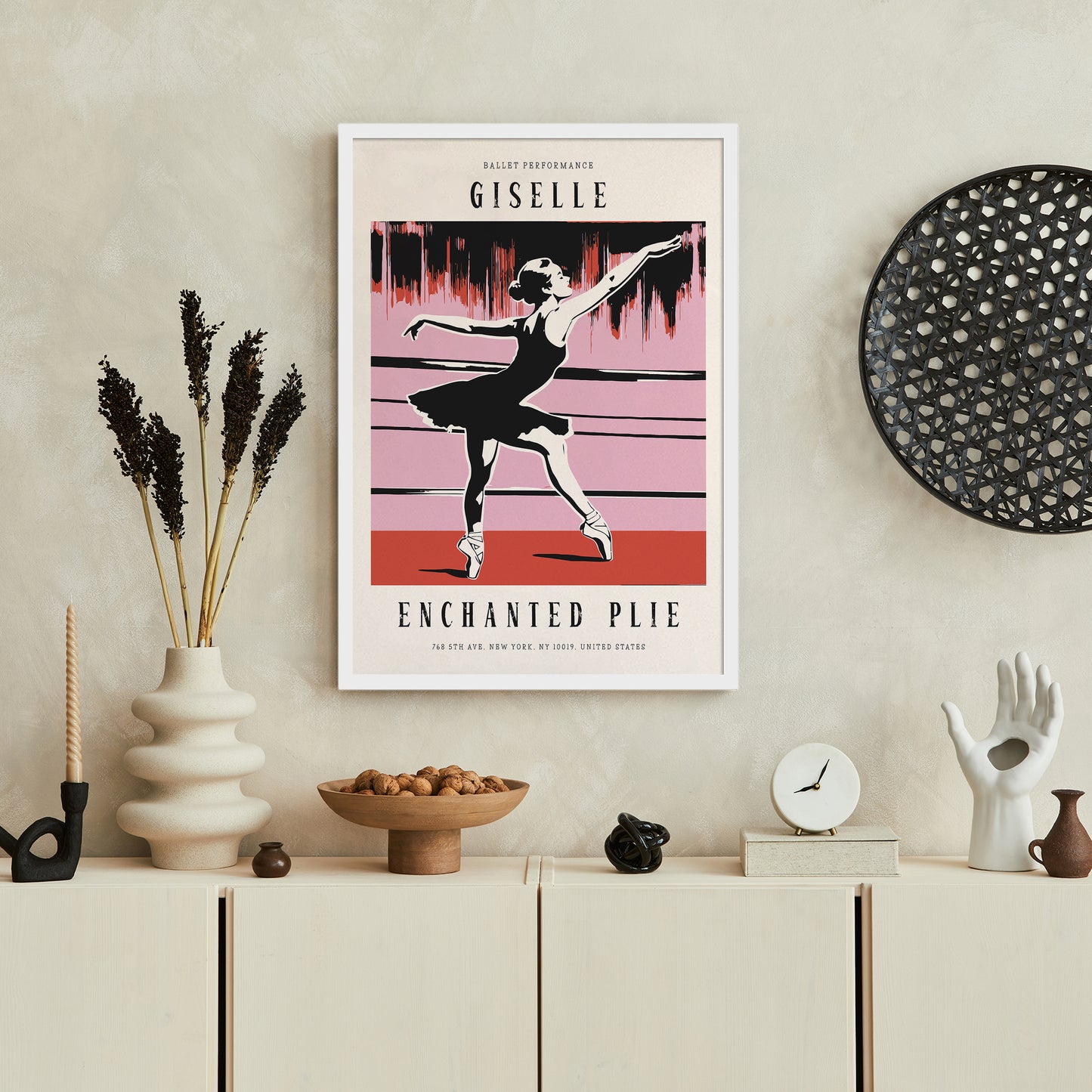 Giselle Vintage Ballet Poster