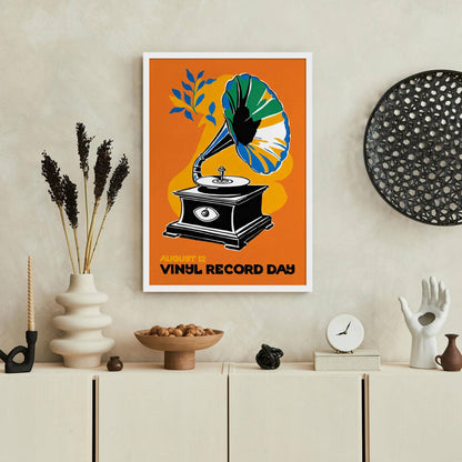 Vinyl Record Day - Gramophone Art Print