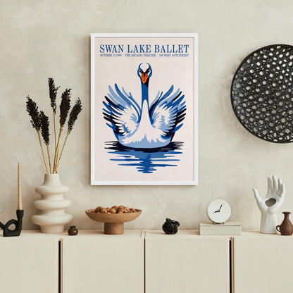Swan Lake Ballet Poster