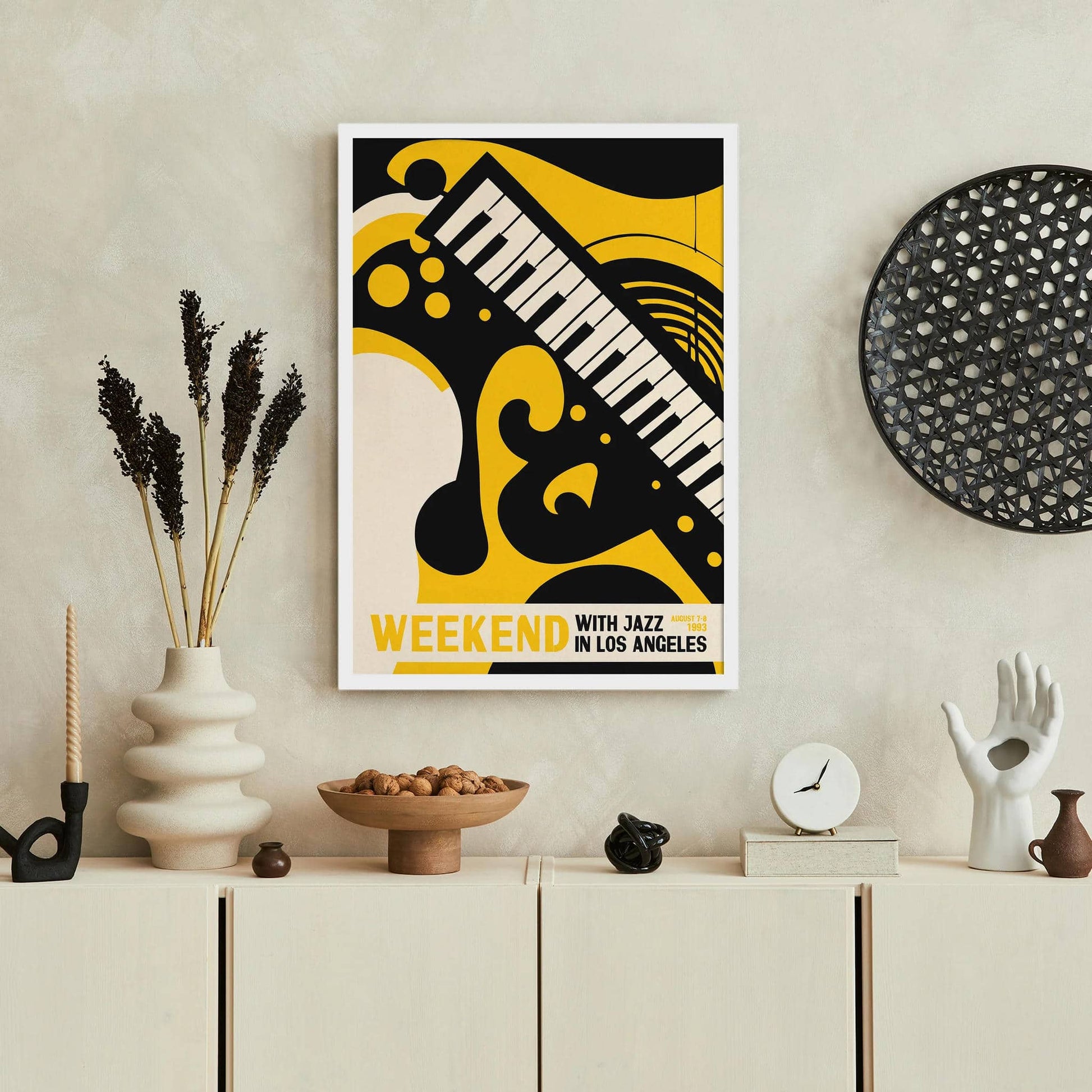 1993 Weekend With Jazz Vintage Poster - HypeSheriff