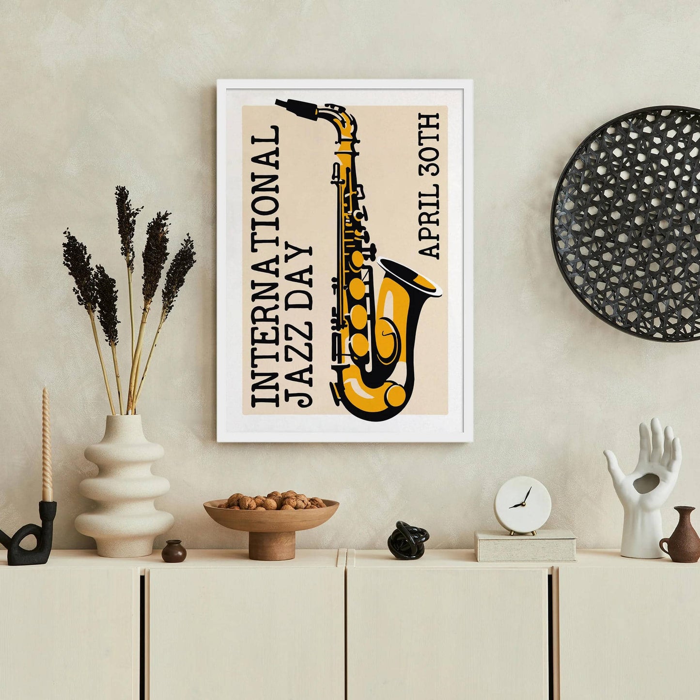 International Jazz Day Saxophone Poster - HypeSheriff