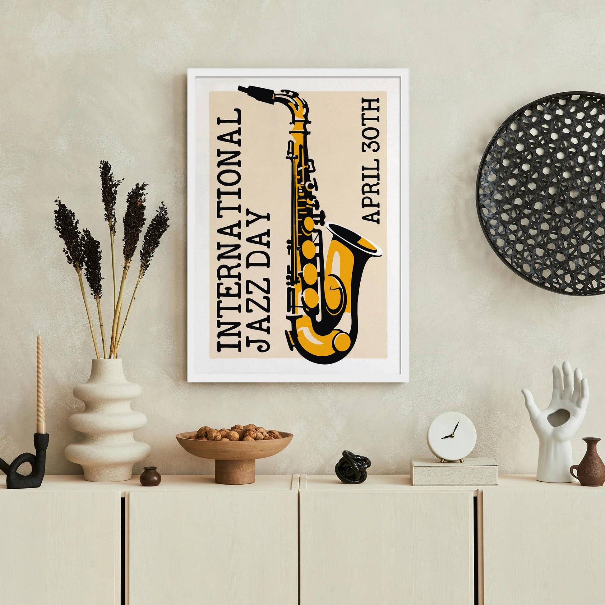 International Jazz Day Saxophone Poster - HypeSheriff