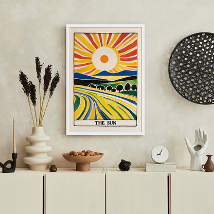 The Sun Landscape Poster Print