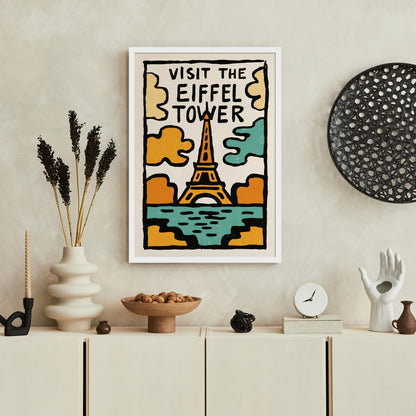 Eiffel Tower Travel Poster