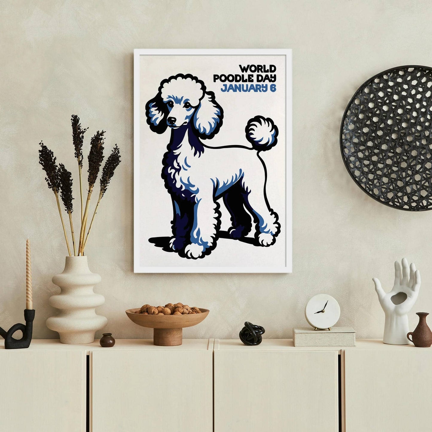 World Poodle Day Cute Art Print