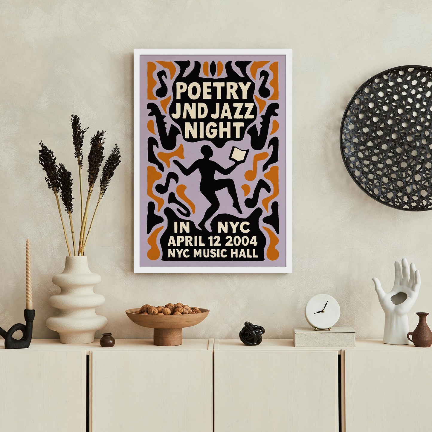 Poetry and Jazz Night Poster