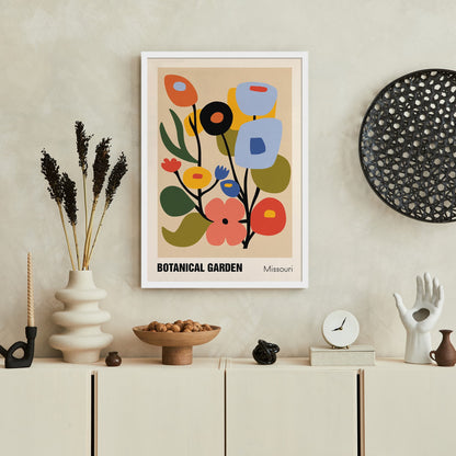 Missouri Botanical Garden Retro Poster