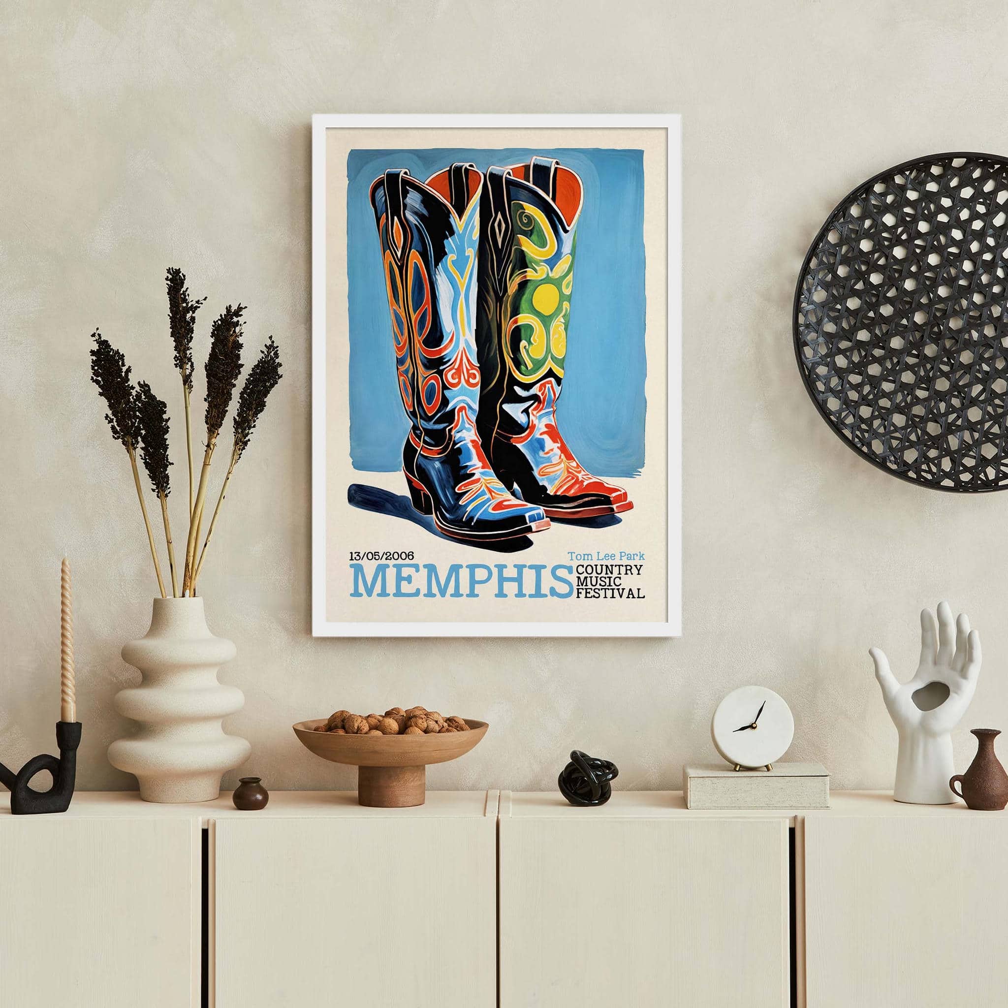 Country Music Vibes – Wall Art Print – HypeSheriff