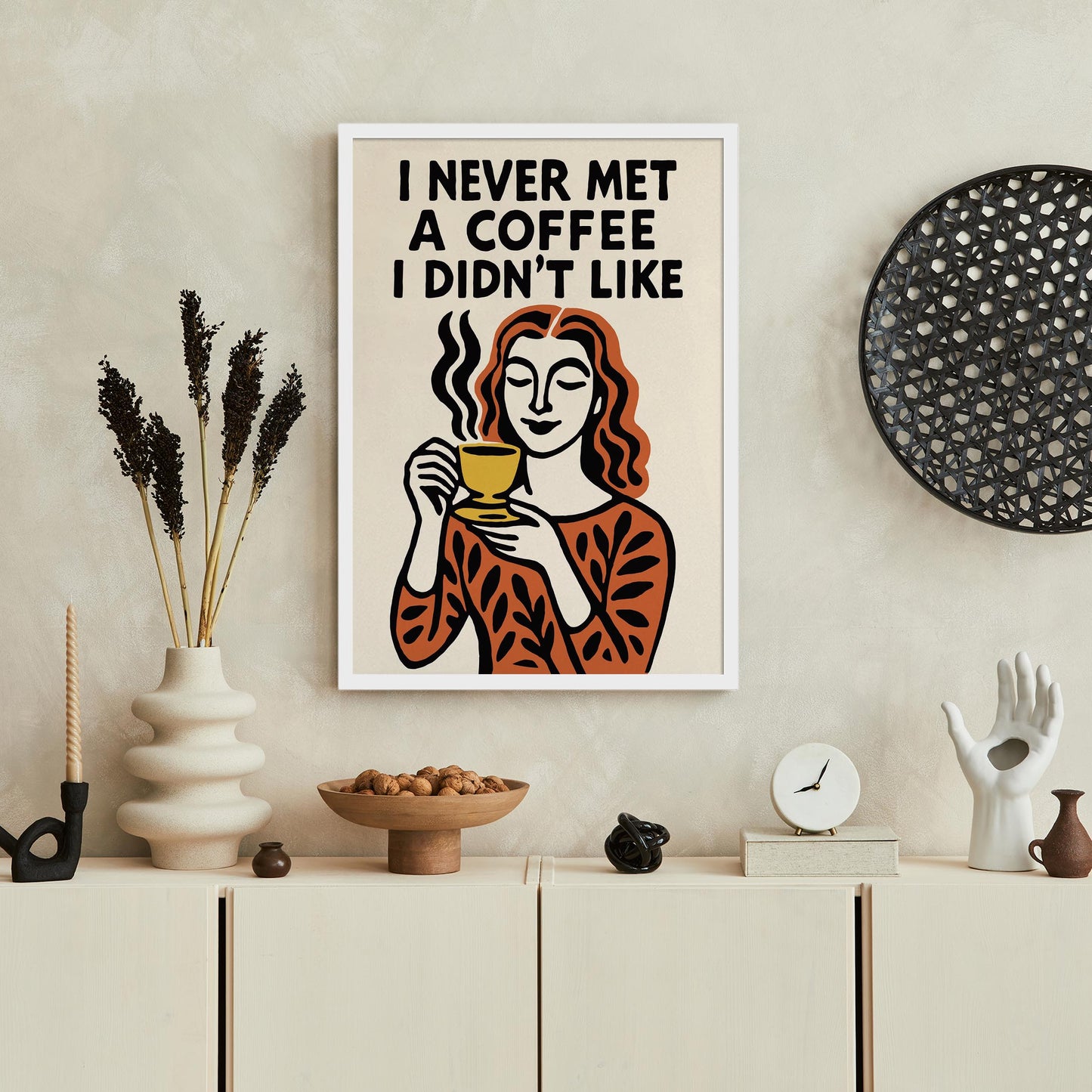 Coffee Lover Quote Wall Art