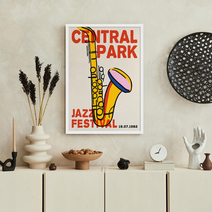 Central Park Jazz Poster Print