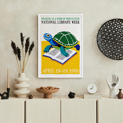 Library Week Reading Poster