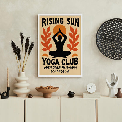 Yoga Club Los Angeles Poster