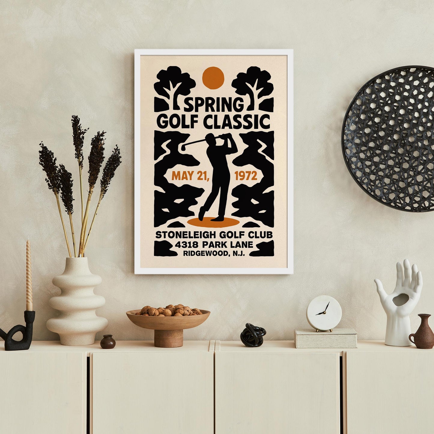Spring Golf Poster Print