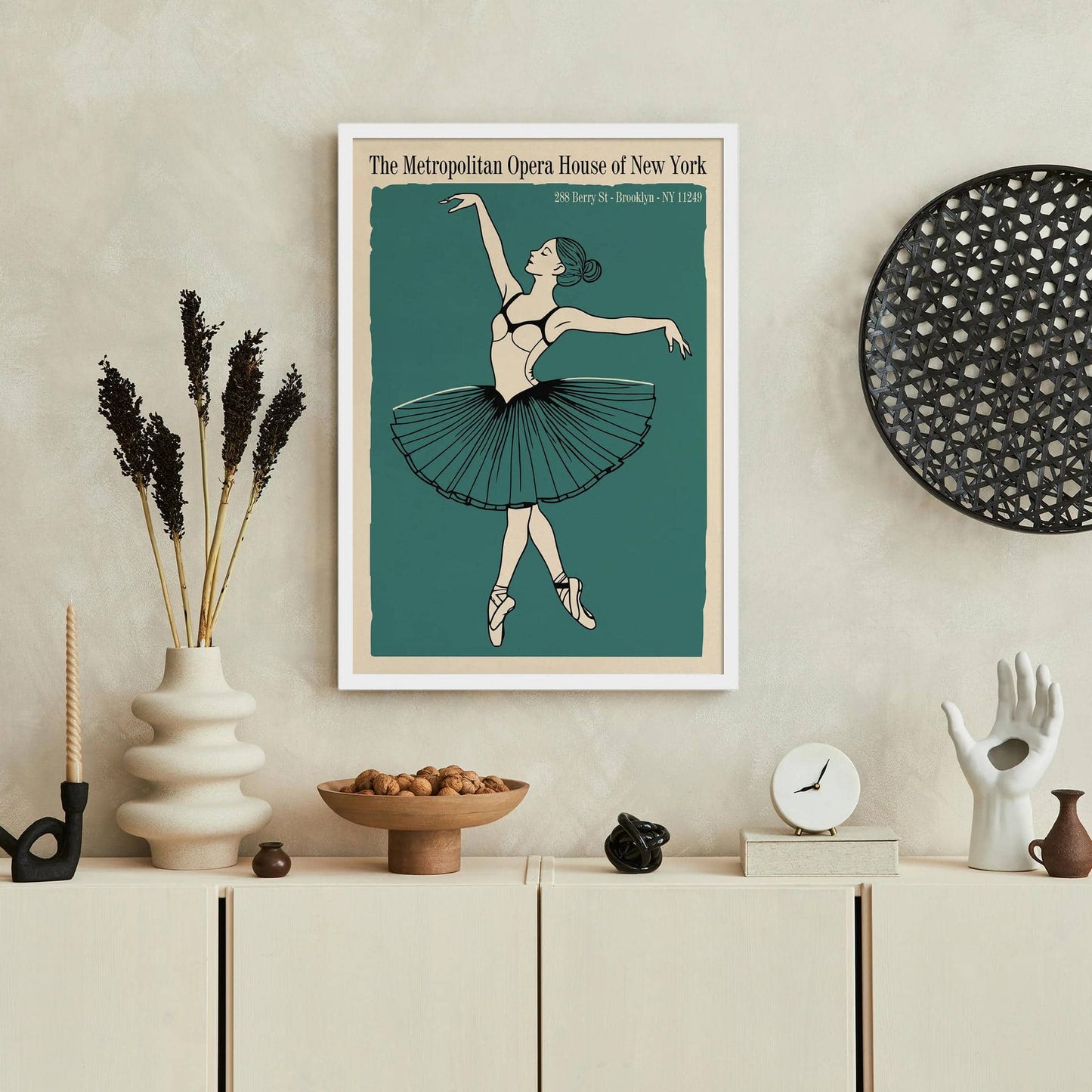 NYC Vintage Ballerina Wall Art
