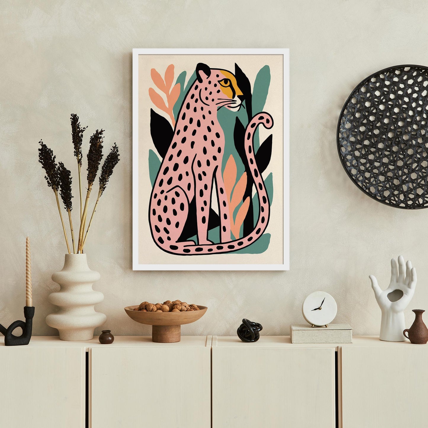 Spotted Cat Art Print