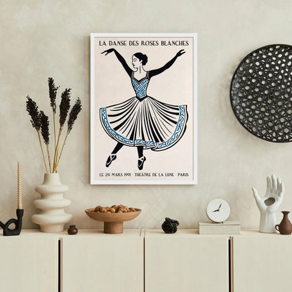 Retro Paris Ballet 1991 Poster Print