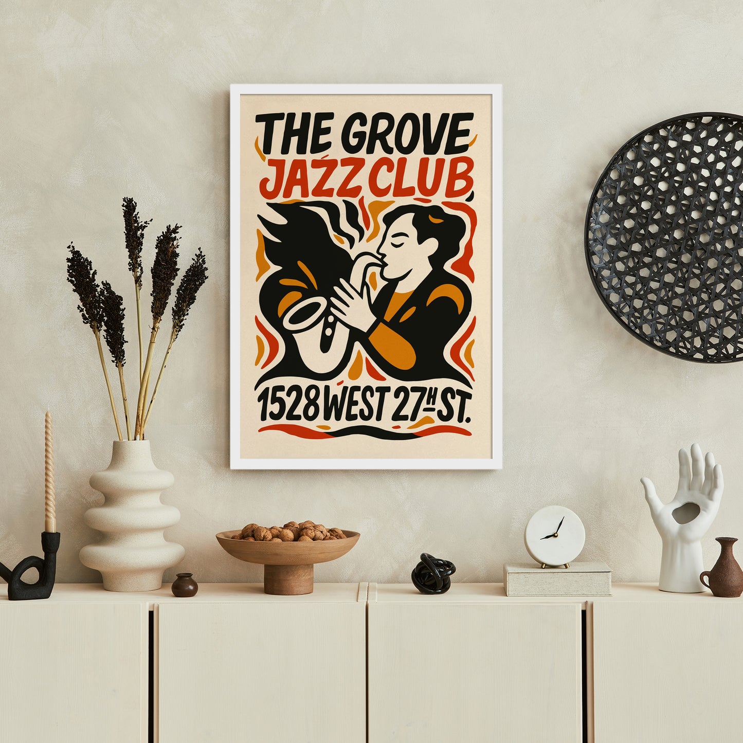 The Grove Jazz Club 1528 West 27th St Poster
