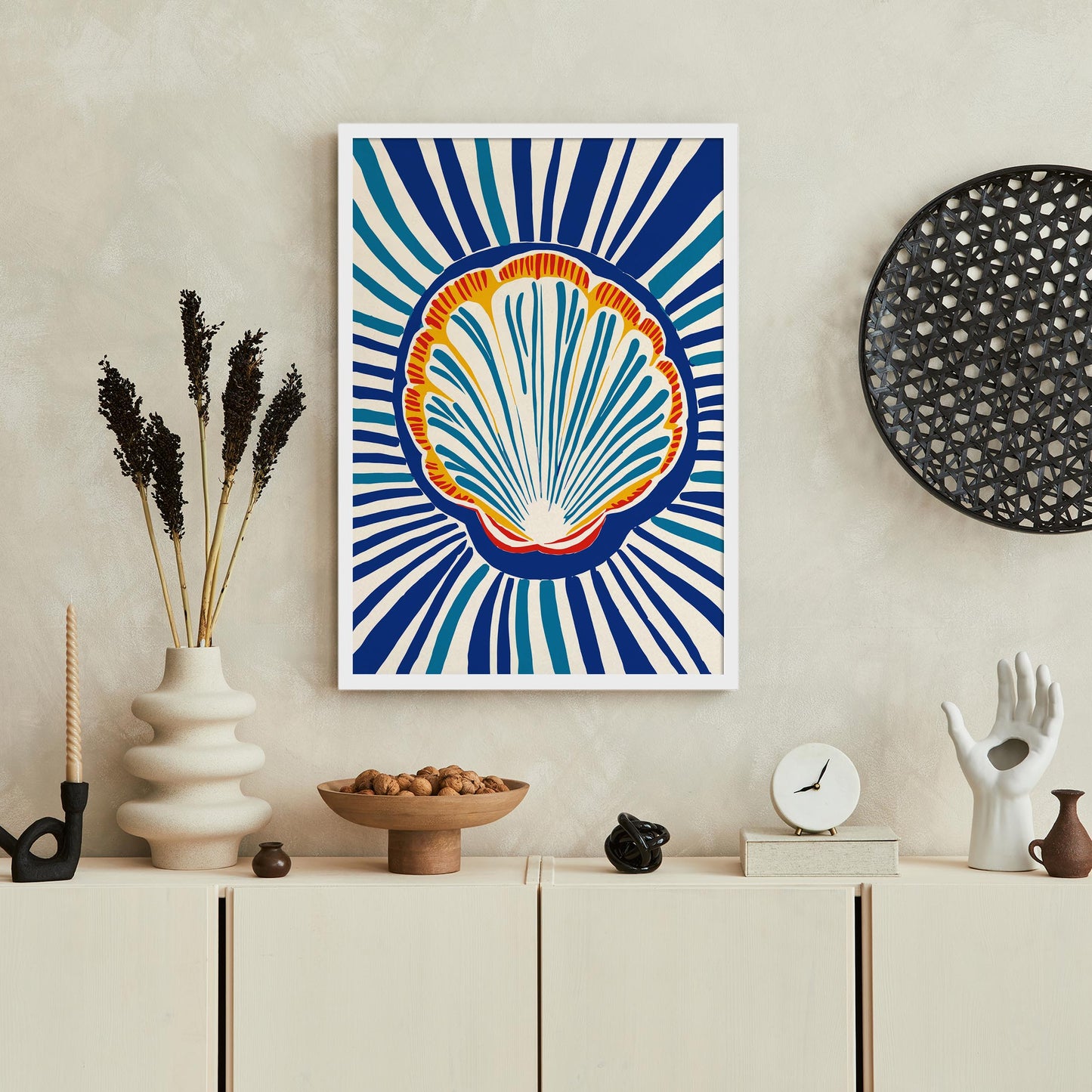 Seashell Coastal Wall Art