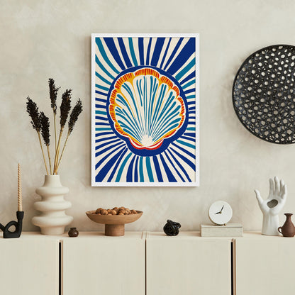 Seashell Coastal Wall Art